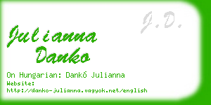 julianna danko business card